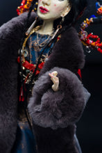 Load image into Gallery viewer, Doll in a fur coat